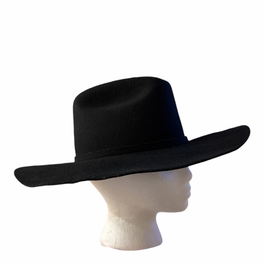 Ariat Youth Maverick Black Wool Cowboy Hat - Size Medium - Picture 6 of 7